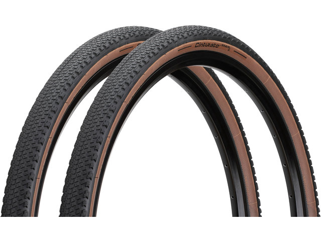 Cinturato Gravel Hard Terrain Classic TLR 28" Faltreifen 2er-Set - schwarz-para/45-622 (700x45C)