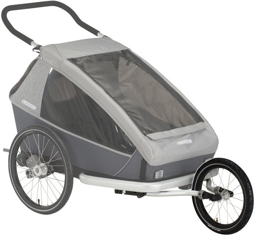 Croozer Set de footing para biplaza Kid desde 2018 - black-silver/universal