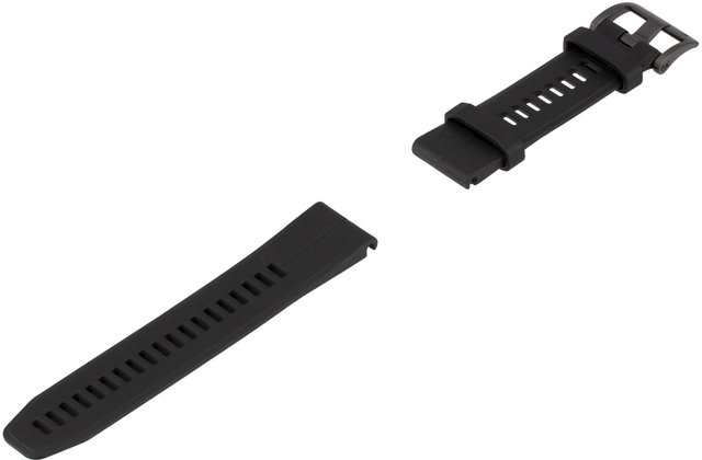 QuickFit Uhrenarmbänder für fenix 5 - schwarz/silikon