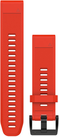 QuickFit Watch Strap for fenix 5 - fire red/silicon