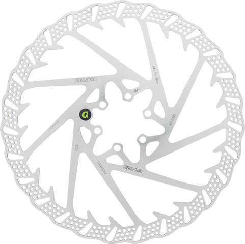 GALFER Disco de frenos Fixed Disc Shark 2 mm MTB 6 agujeros - silver/203 mm