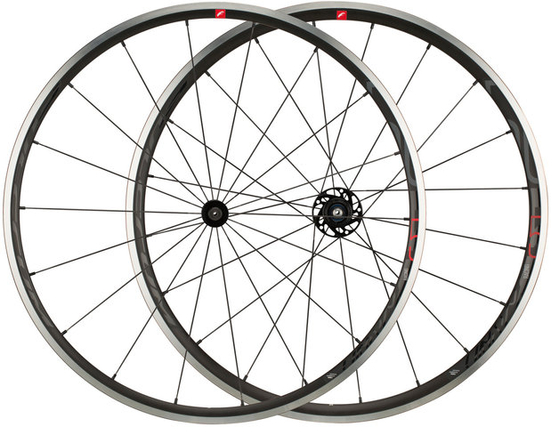 Juegos de ruedas Racing 5 C17 - negro/28" set (RD 9x100 + RT 10x130) Shimano