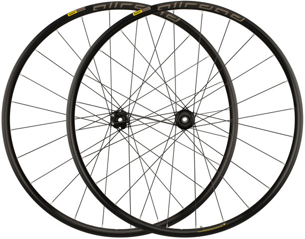 Mavic Allroad Disc Center Lock Laufradsatz - schwarz/28" Satz (VR 12x100 + HR 12x142) Shimano