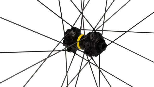 Mavic Juego de ruedas Allroad Disc Center Lock - negro/28" set (RD 12x100 + RT 12x142) Shimano