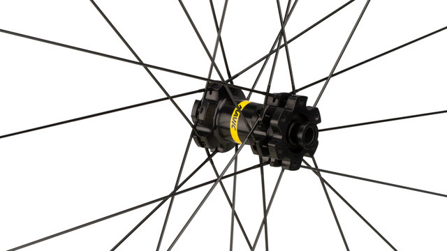 Mavic Juego de ruedas Aksium Disc 6 agujeros - negro/28" set (RD 12x100 + RT 12x142) Shimano