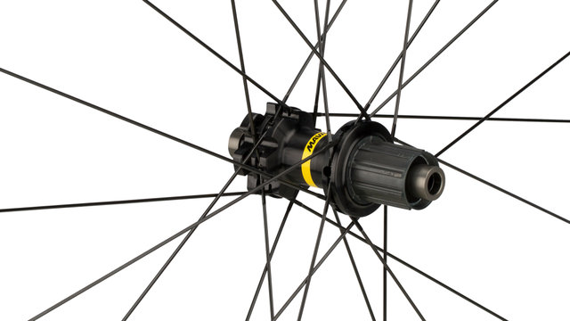 Mavic Juego de ruedas Aksium Disc 6 agujeros - negro/28" set (RD 12x100 + RT 12x142) Shimano