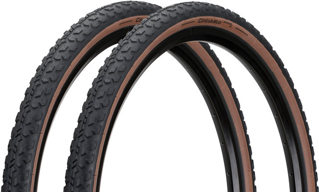 Pirelli Set de 2 Pneus Souples Cinturato Gravel Mixed Terrain Classic TLR 28" - noir-para/45-622 (700x45C)