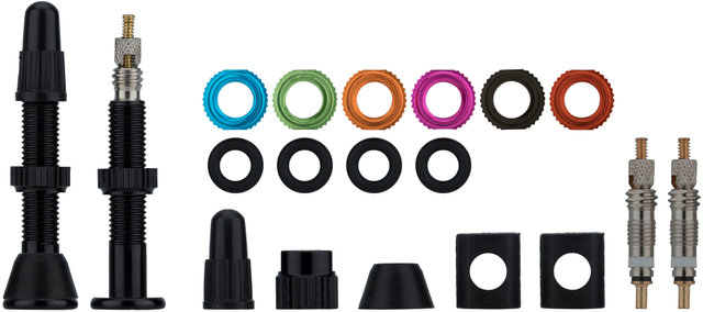 Orange Seal Versavalve Tubeless Valve Set - black/Presta 32 mm