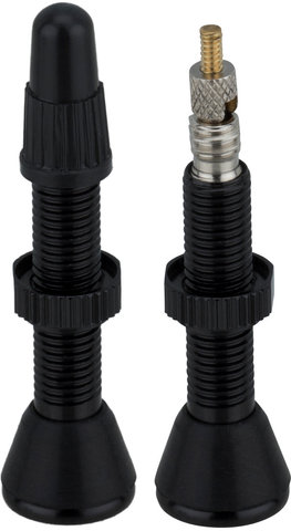 Orange Seal Versavalve Tubeless Valve Set - black/Presta 32 mm