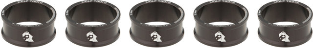 Precision Headset Spacers - black/15 mm