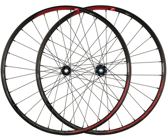 Fulcrum Red Fire 5 Disc Center Lock Boost 27,5" Laufradsatz - schwarz-rot/27,5" Satz (VR 15x110 Boost + HR 12x148 Boost) Shimano