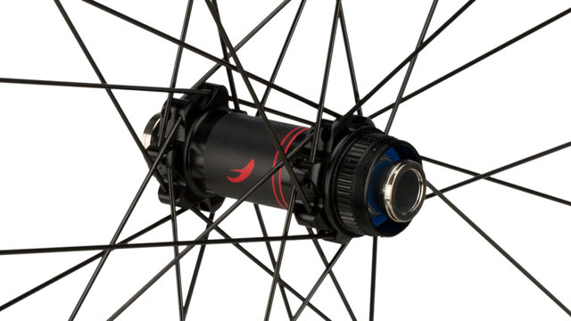 Fulcrum Red Fire 5 Disc Center Lock Boost 27.5" Wheelset - black-red/27.5" set (front 15x110 Boost + rear 12x148 Boost) Shimano