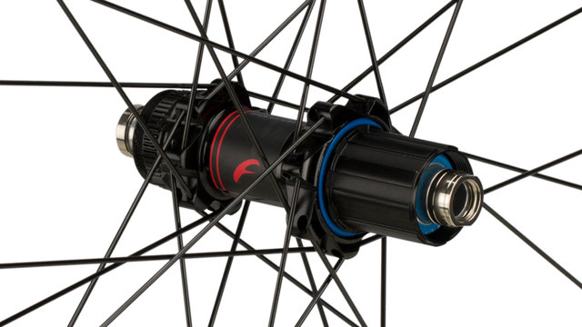 Fulcrum Set de Roues Red Fire 5 Disc Center Lock Boost 27,5" - noir-rouge/Set de 27,5" (avant 15x110 Boost + arrière 12x148 Boost) Shimano