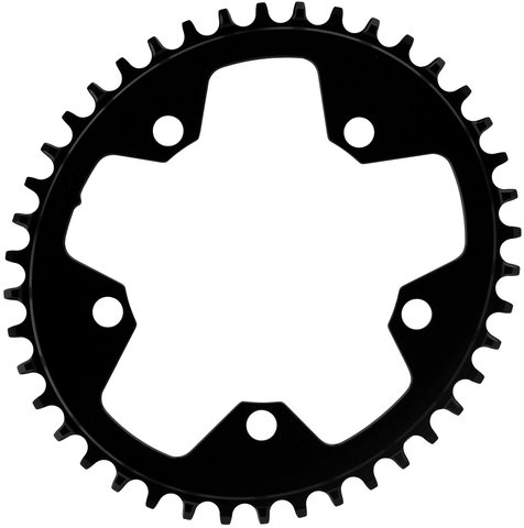 Wolf Tooth Components Elliptical 110 BCD Gravel / CX / Road Chainring - black/42 tooth