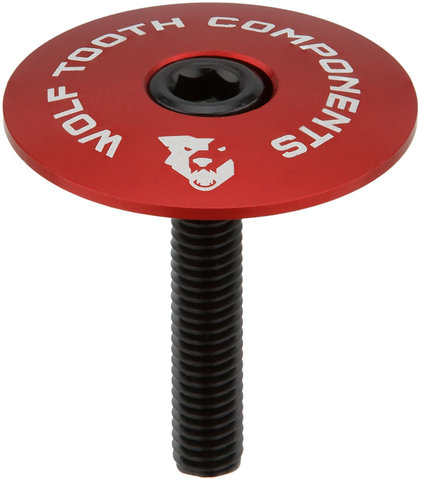 Ultralight Top Cap - red/1 1/8"