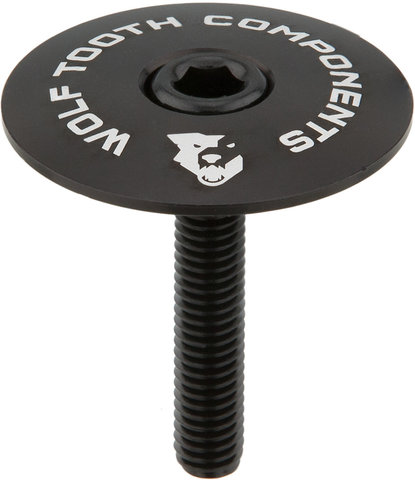 Ultralight Top Cap - black/1 1/8"