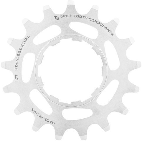 Wolf Tooth Components Stainless Steel Singlespeed Sprocket - silver/17 tooth
