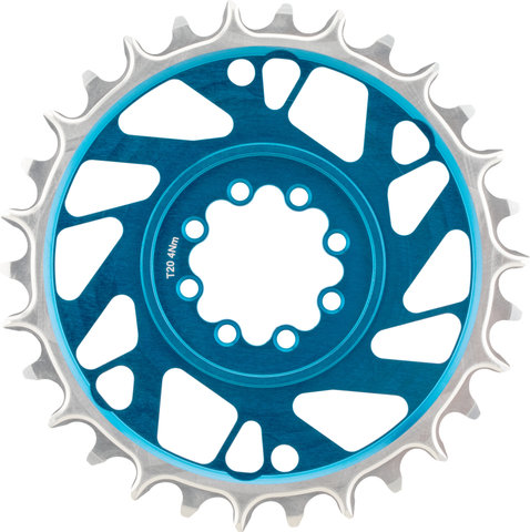 Burgtec plateau SRAM 8 trous thick-thin avec déport de 3 mm - deep blue | 30 | 30 