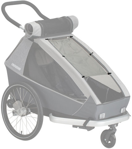 Croozer Sonnenschutz für Kid Keeke 1 - stone grey/universal