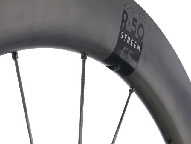 NEWMEN Advanced R.50 Streem VONOA Center Lock Disc Carbon 28" Wheelset - black black | 142 mm | 100 mm | 28" | SRAM XDR | 100 mm | SRAM XDR | 100 mm | 142 mm