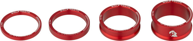 Precision Headset Steuersatz Spacer Kit - red/1 1/8"
