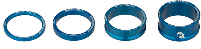 Precision Headset Steuersatz Spacer Kit - blue/1 1/8"