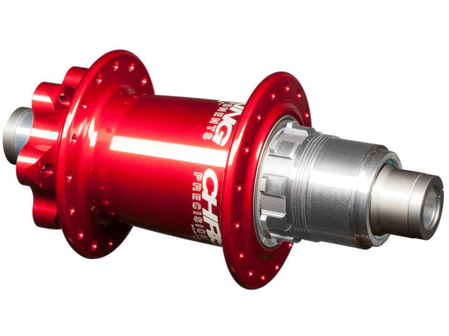 Buje trasero ISO DH Super Boost Disc 6 agujeros - red/12 x 157 mm / 32 Agujeros / SRAM XD
