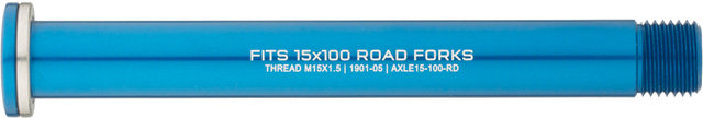 15 mm Road Thru-Axle - blue/15 x 100 mm