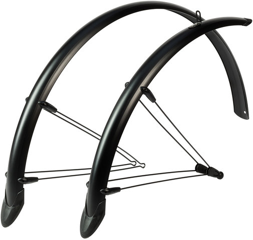 Set de guardabarros Rainline Premium - negro mate/48 mm / 28"