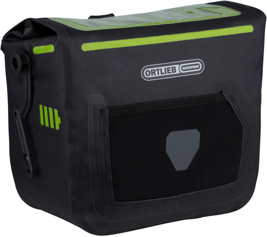 E-Glow Handlebar Bag - black/7 litres