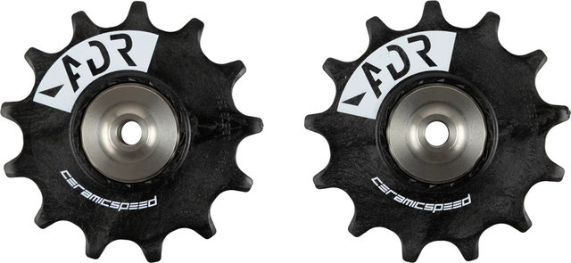 CeramicSpeed Sistema de Roldanas OSPW ALPHA para Shimano RX827/RX822 + MTB 12s - negro | 14 dientes (rueda guía), 20 dientes (rueda tensora)