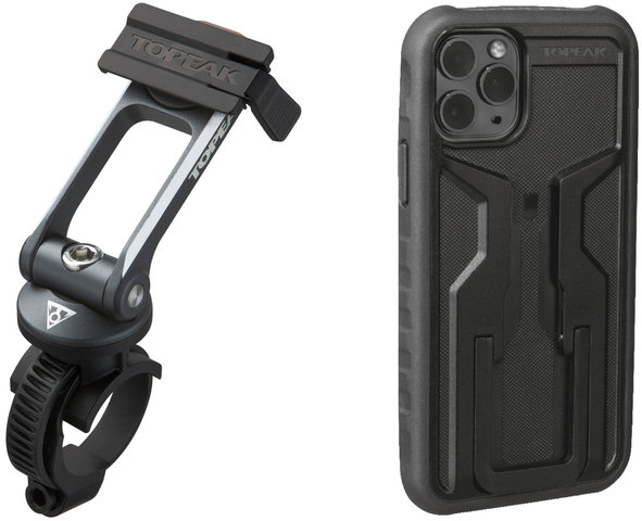 Topeak RideCase para iPhone 11 Pro con RideCase Mount - negro-gris/universal