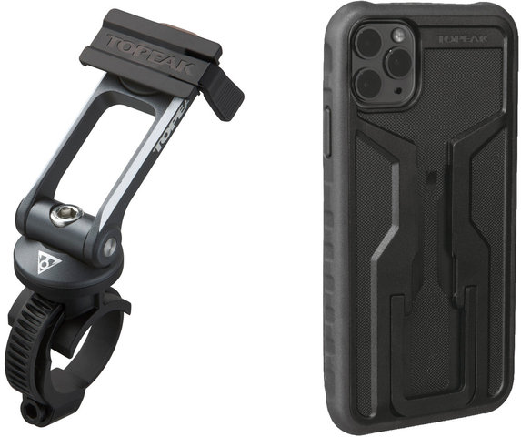 Topeak RideCase para iPhone 11 Pro Max con RideCase Mount - negro-gris/universal