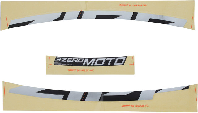 Zipp Decal Kit for 3ZERO MOTO 29" - silver/universal