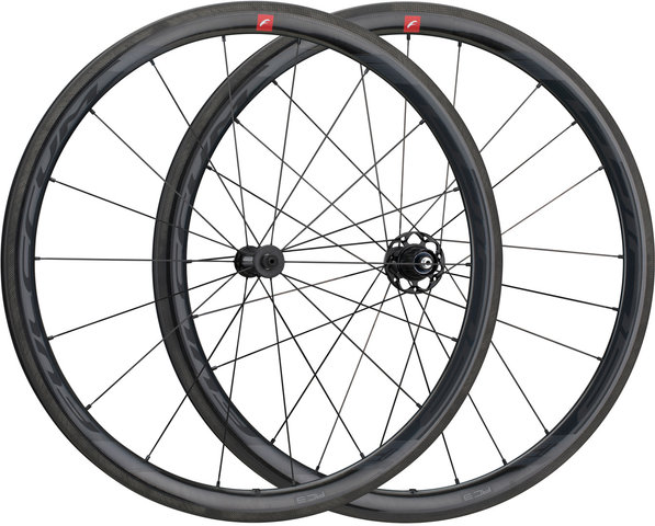 Fulcrum Juego de ruedas Wind 40C C17 - negro/28" set (RD 9x100 + RT 10x130) Shimano