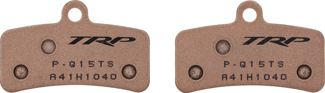 TRP Plaquettes de Frein P-Q15TS p. Trail EVO / DH-R EVO / G-Spec / Quadiem - fritté - acier/Fritté