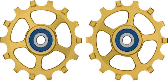 CeramicSpeed Derailleur Pulleys for SRAM Eagle 1x12-Speed 14 Tooth - gold/universal