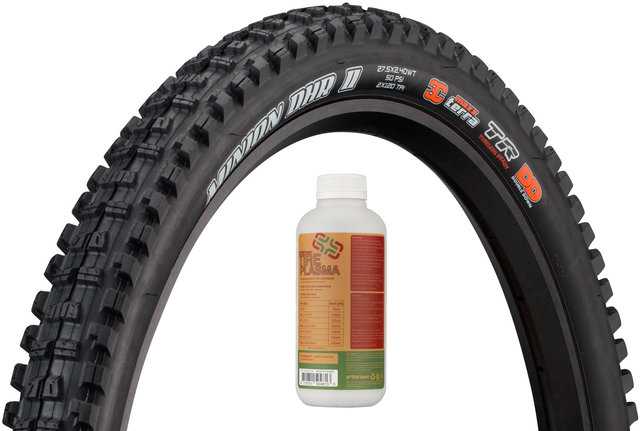 Minion DHR II 3C MaxxTerra DD WT 27.5" Folding Tyre + E13 Tire Plasma - black/27.5x2.4