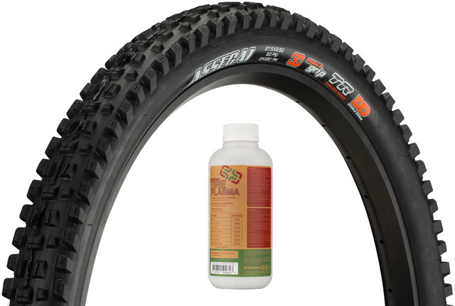 Assegai 3C MaxxGrip DD WT TR 27.5" Folding Tyre + E13 Tire Plasma - black/27.5x2.5
