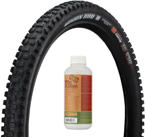 Maxxis Cubierta pleg. MinionDHR II 3C MaxxTerra EXO WT TR27,5"+E13 TirePlasma - negro/27,5x2,4