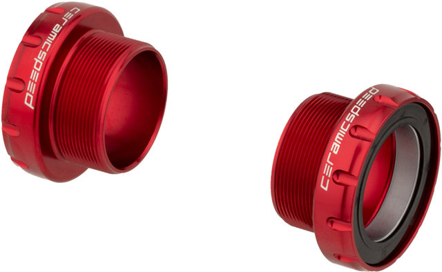 Eje de pedalier BSA 30 Coated - red/BSA