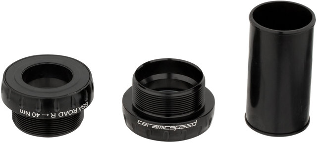 BSA Shimano Road Coated Bottom Bracket - black/BSA