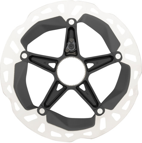 Shimano RT-EM910 Center Lock Brake Rotor for STEPS w/ External Teeth - silver-black/180 mm