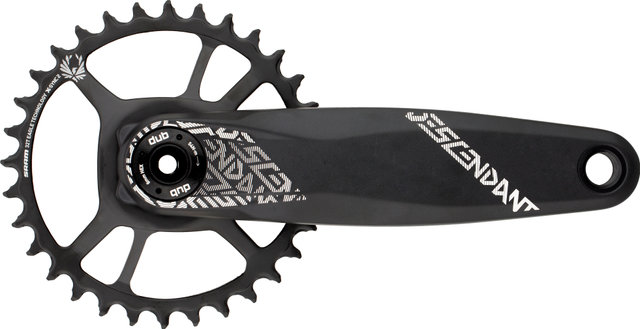 Truvativ Juego de bielas Descendant 6K Direct Mount Eagle DUB 12 velocidades - black/175,0 mm