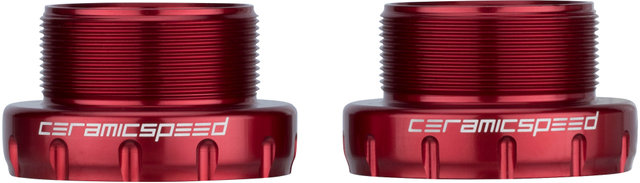 CeramicSpeed Eje de pedalier BSA30 - red/BSA