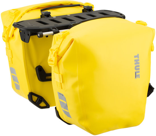 Tour Rack + Shield Panniers S - yellow/26 litres