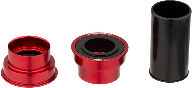 BB86 Shimano Innenlager 41 x 86,5 mm - red/Pressfit