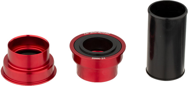 CeramicSpeed BB86 Shimano Innenlager 41 x 86,5 mm - red/Pressfit