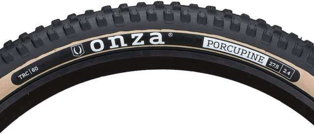 Porcupine TRC MC60 Skinwall 27.5" Folding Tyre - black-brown/27.5x2.4