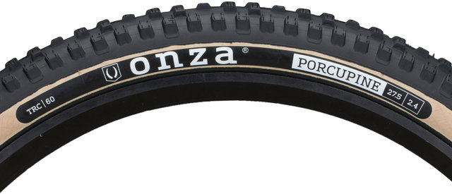 Onza Cubierta plegable Porcupine TRC MC60 Skinwall 27,5" - negro-marrón/27,5x2,4